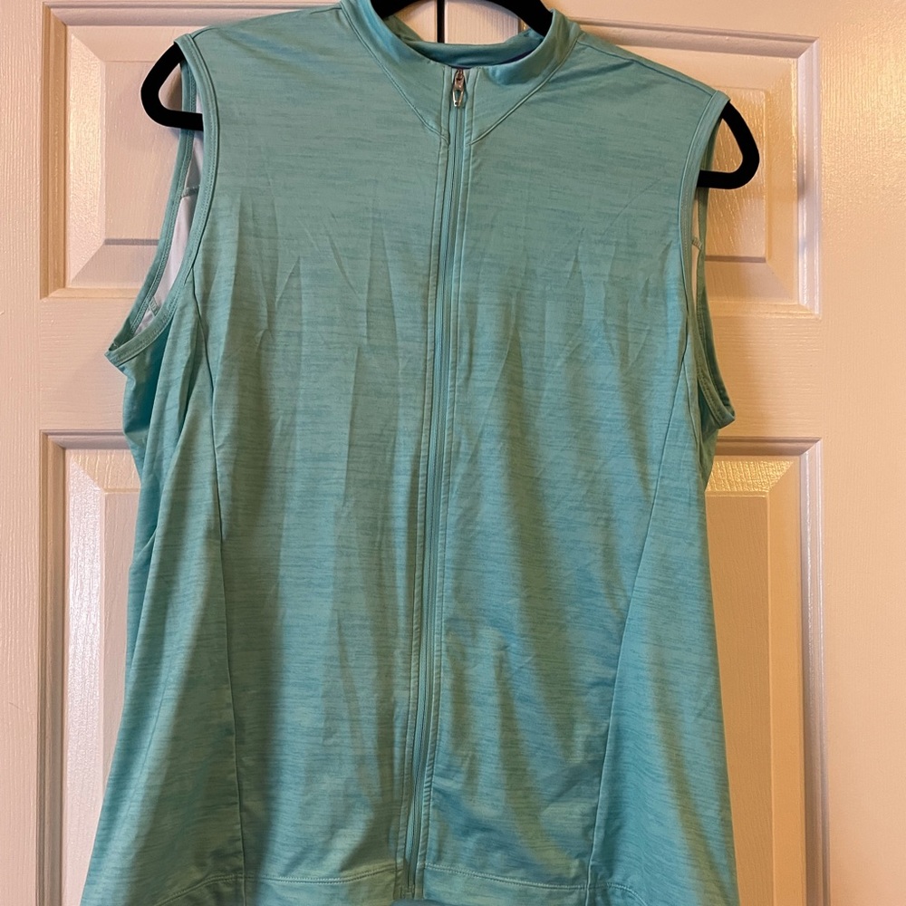 Specialized Women's Sleeveless Zip Cycling Jersey Mint Blue